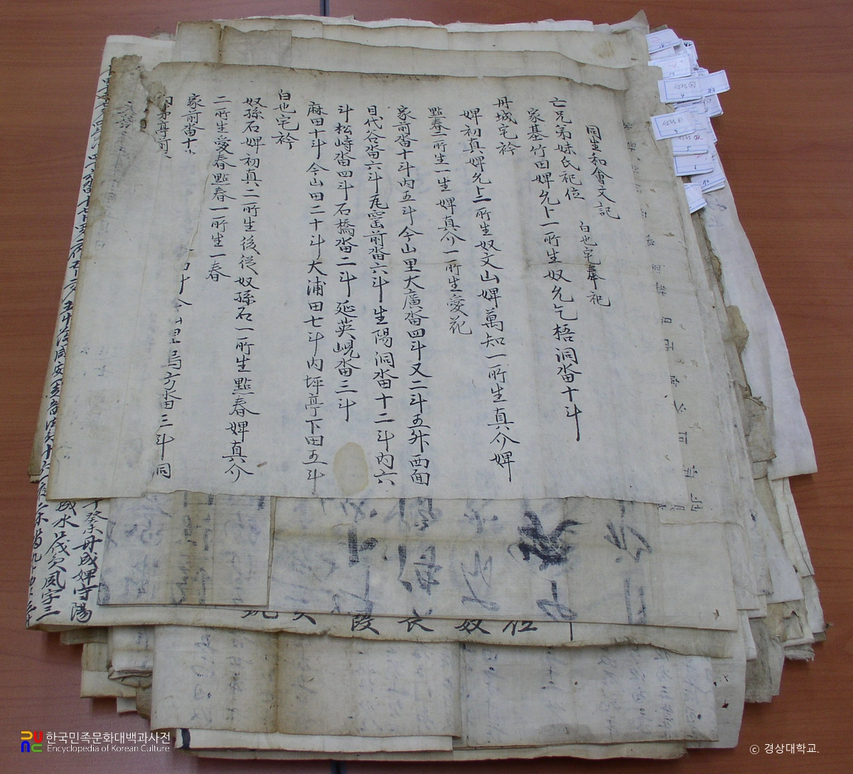 진주 단목리 단지 하협종택 소장 고문서