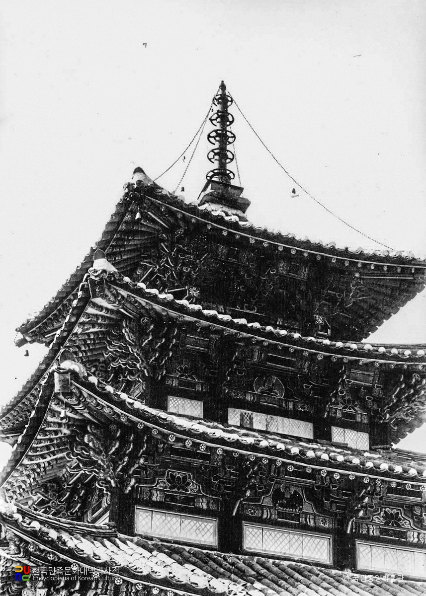 보은 법주사 팔상전 상층부