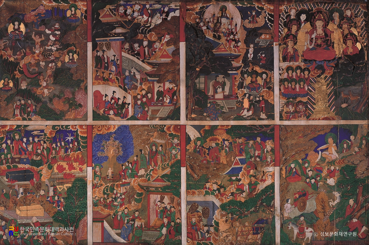 서울 개운사 팔상도