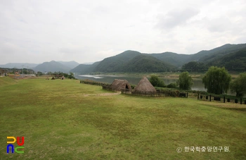 공주 석장리 유적 전경