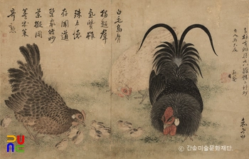 자웅장추도(변상벽 작)