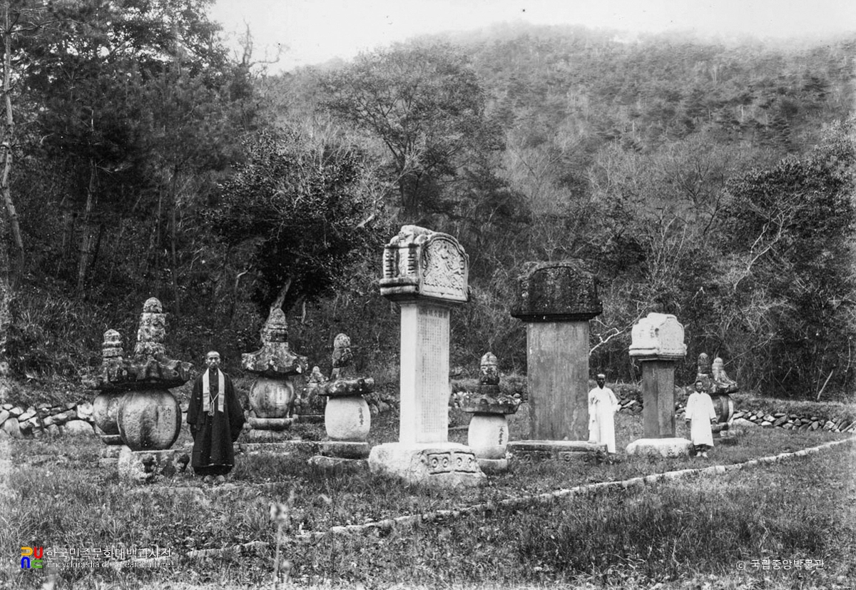 순천 선암사 승탑군 전경