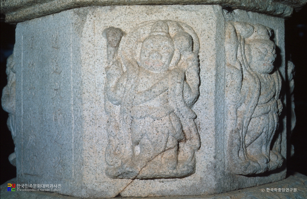 구례 연곡사 소요대사탑 중 탑신 후측면