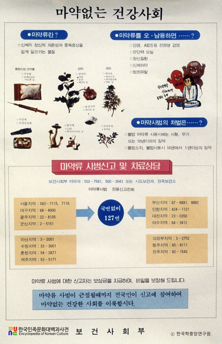 마약 관계 포스터