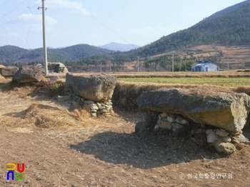 남해 다정리 지석묘 전경