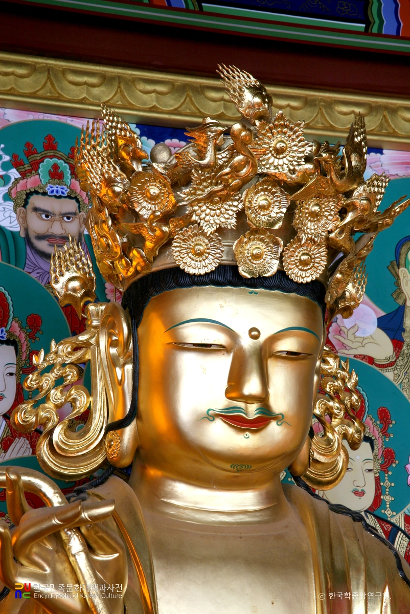 마산 광산사 목조보살좌상