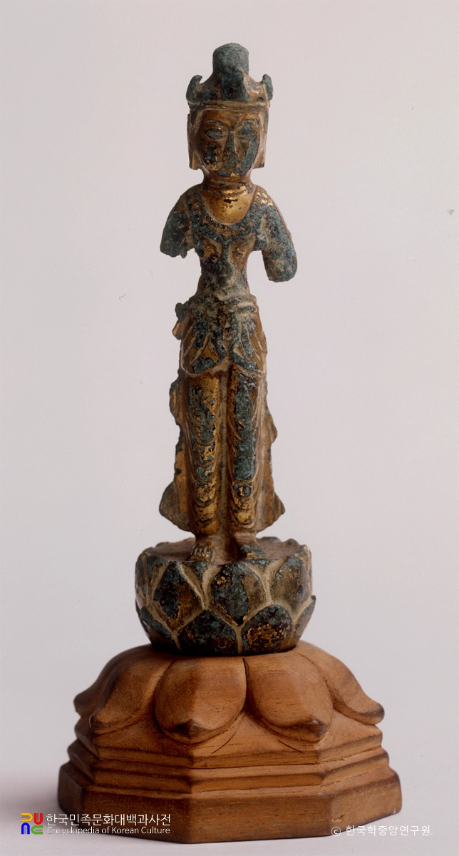 금동 보살 입상