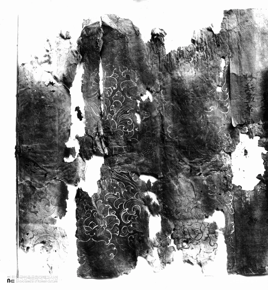 개성 남계원지 칠층석탑 출토 감지금니묘법연화경의 변상도