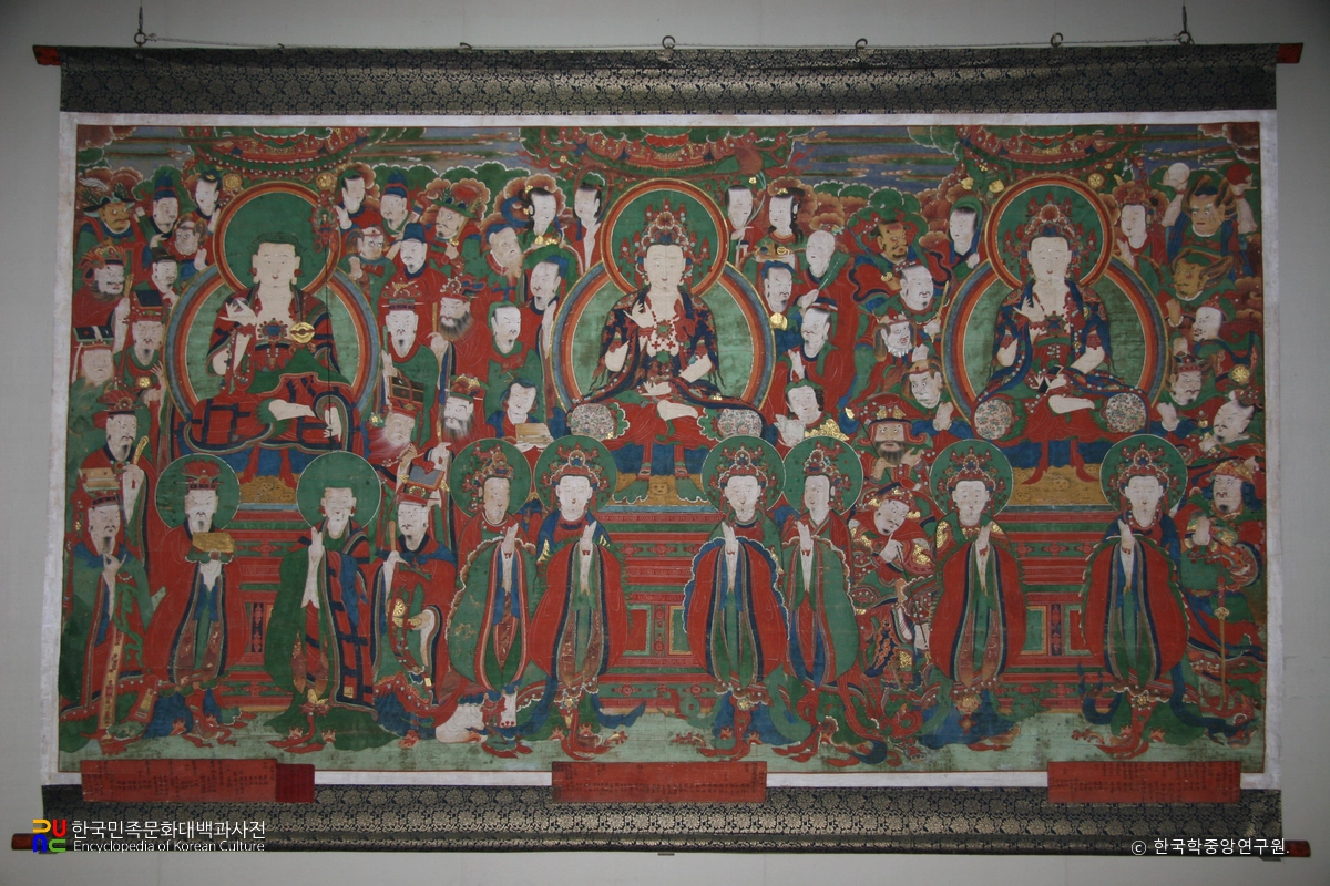 하동 쌍계사 삼장보살탱