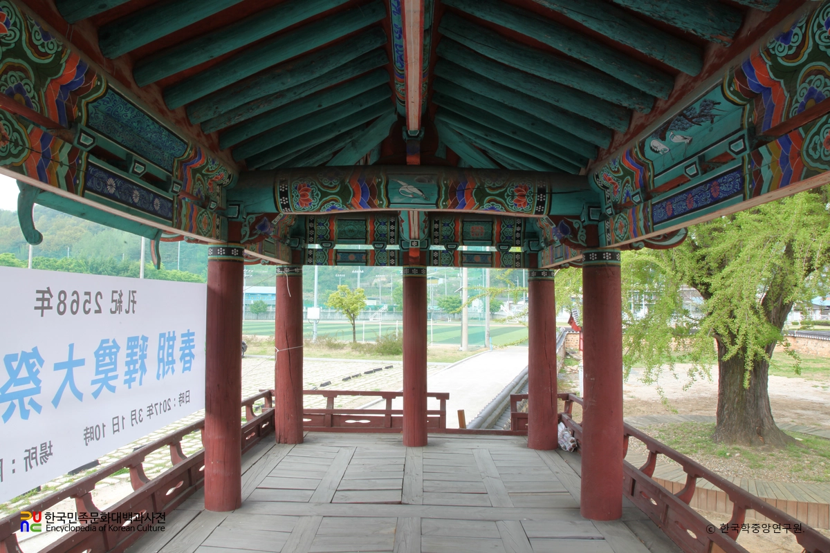 합천 합천향교 중 영귀루 내부