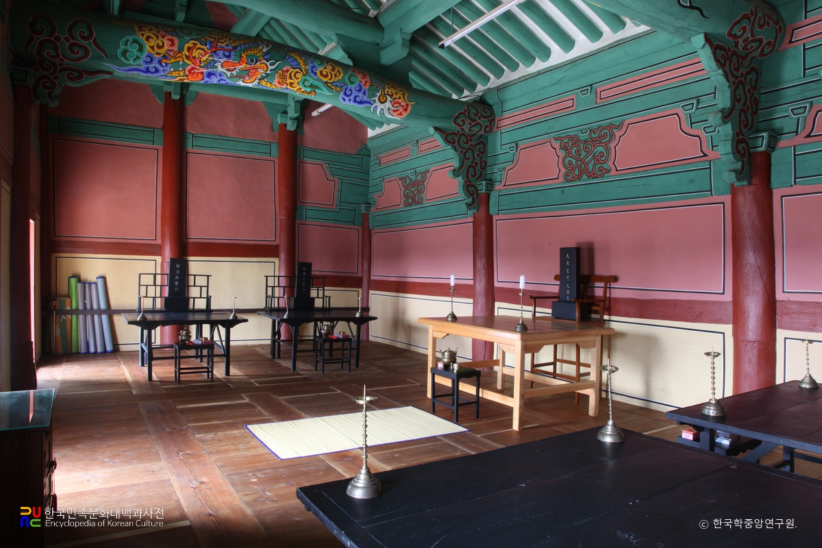 창원 창원향교 중 대성전 내부