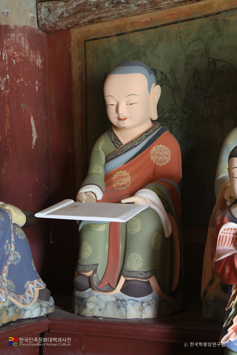 해남 미황사 십육나한상