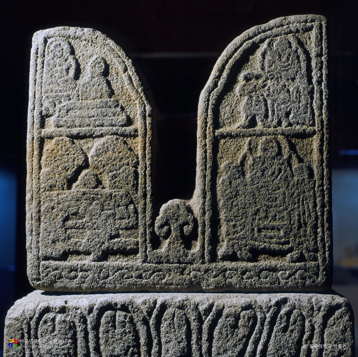 보협인석탑/옥개석 불전도