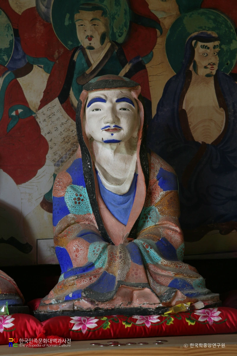 나주 다보사 영산전 소조십육나한좌상