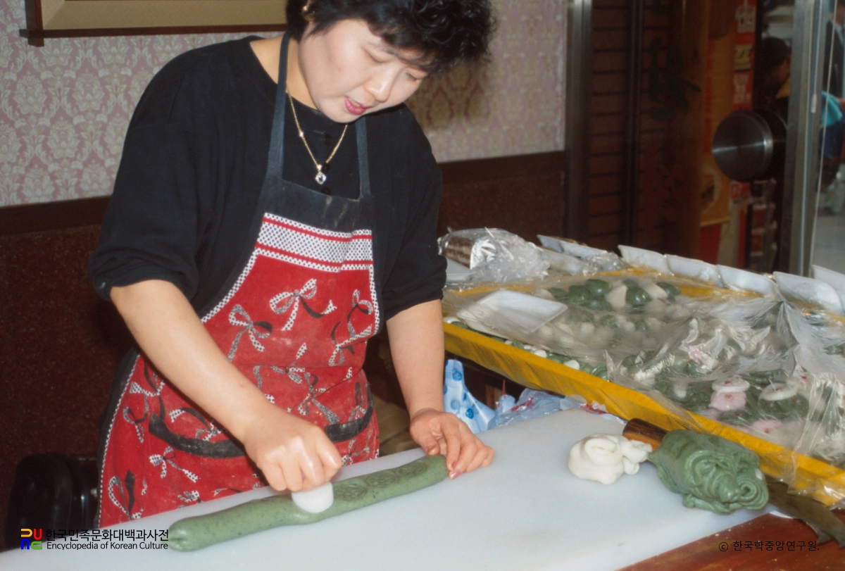 절편 만드는 과정