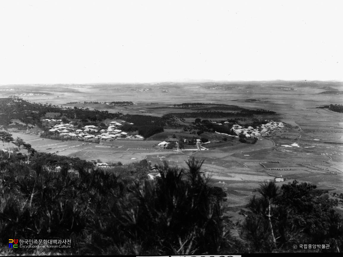 나주 반남 고분군 중 신촌리 고분군 전경