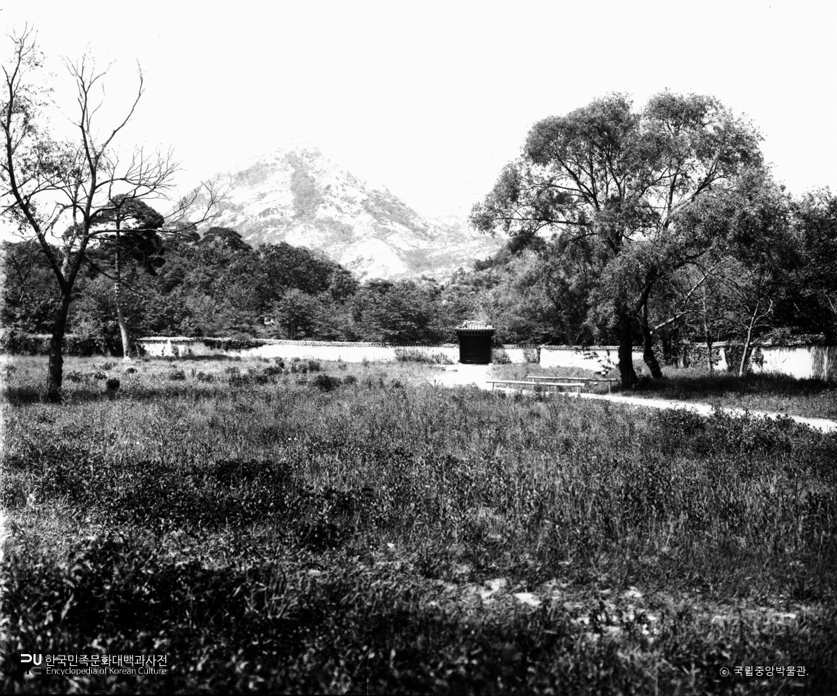 서울 경복궁 중 태원전 일대 전경