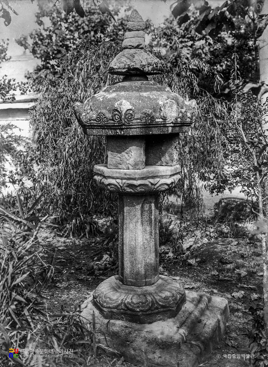 나주 서성문 안 석등 정측면