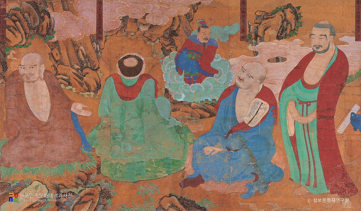 순천 선암사 33조사도(27·28·29·30조사)