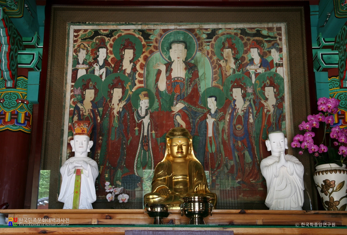 청송 대전사 명부전 지장탱화