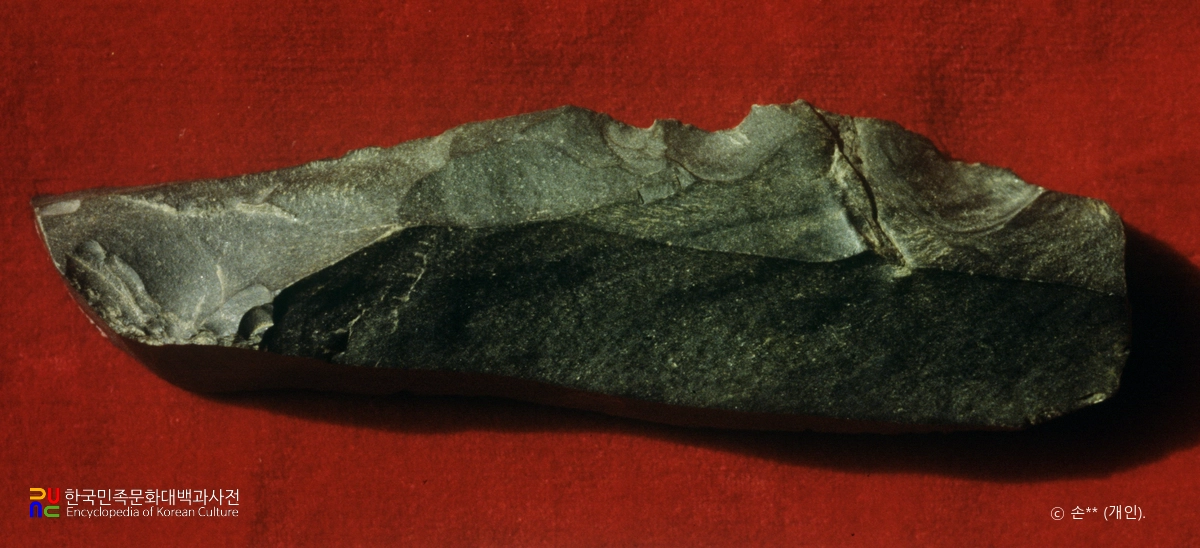 단양 금굴 구석기 유적 출토 유물