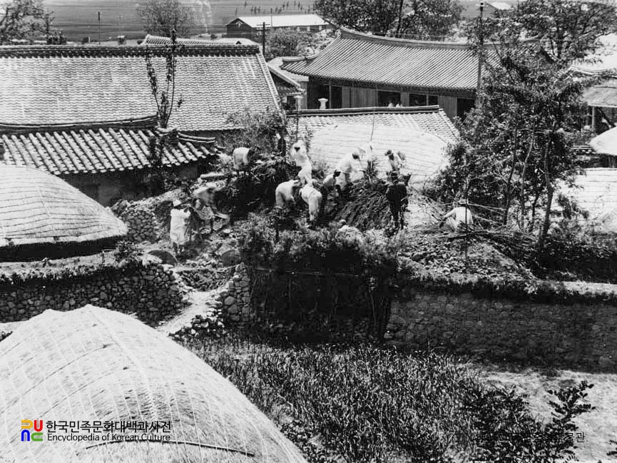 경주 대릉원 일원 중 금령총 발굴 개시 모습