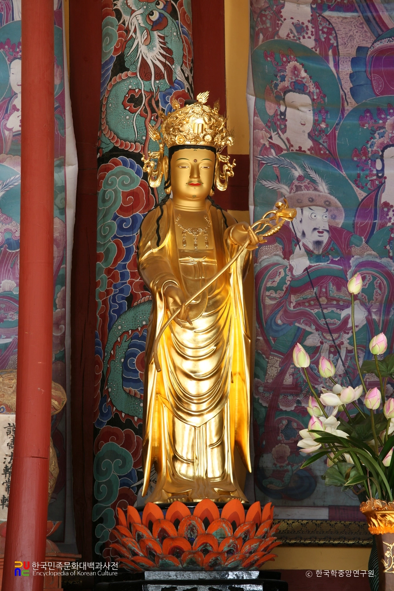 하동 쌍계사 목조석가여래삼불좌상 및 사보살입상