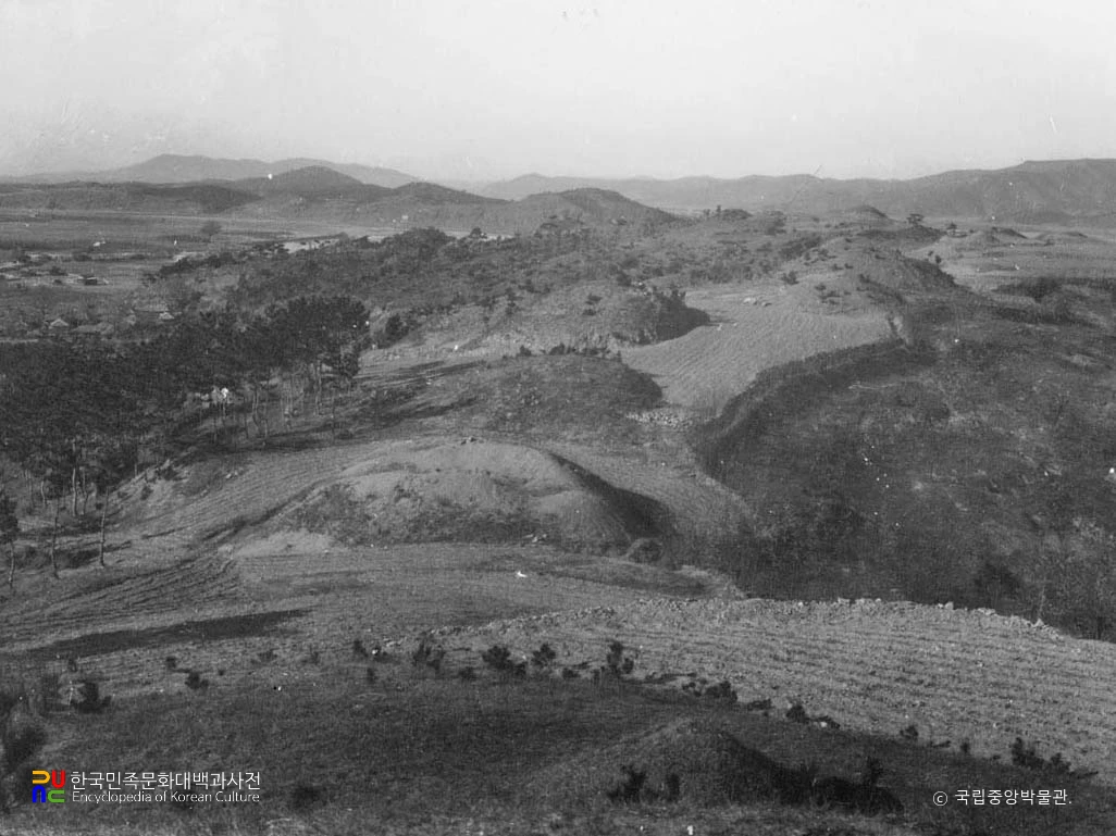 대구 불로동 고분군 전경