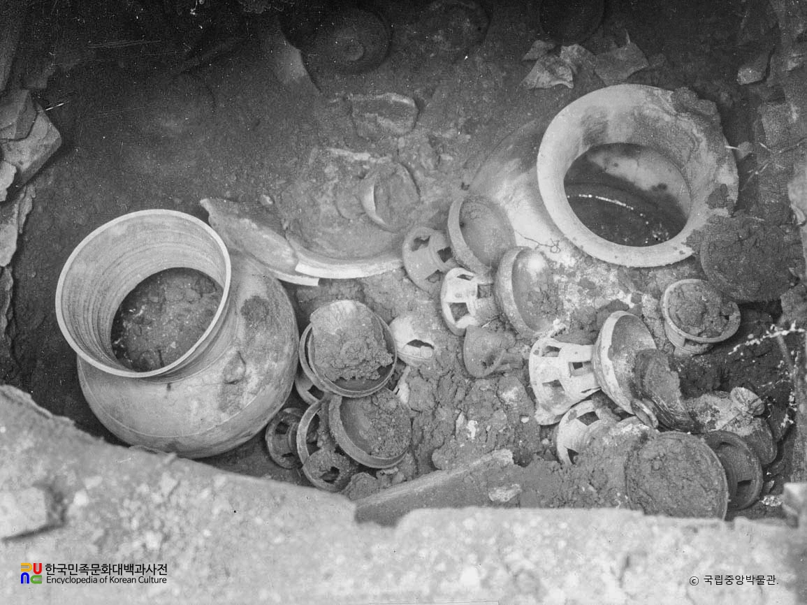 대구 동구 불로동 제2호분 후실 내 토기군