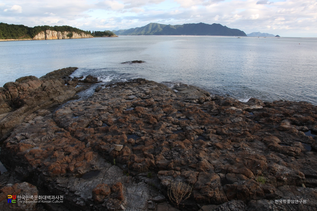 고성 덕명리 공룡과 새발자국 화석산지