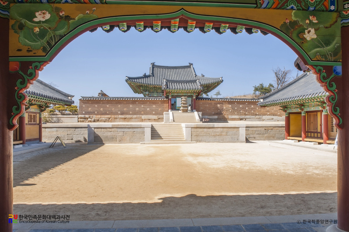 양양 낙산사 원통보전 전경