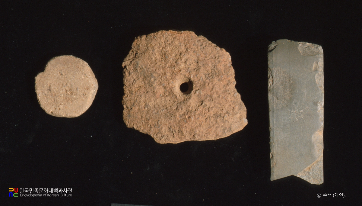 단양 금굴 구석기 유적 출토 유물