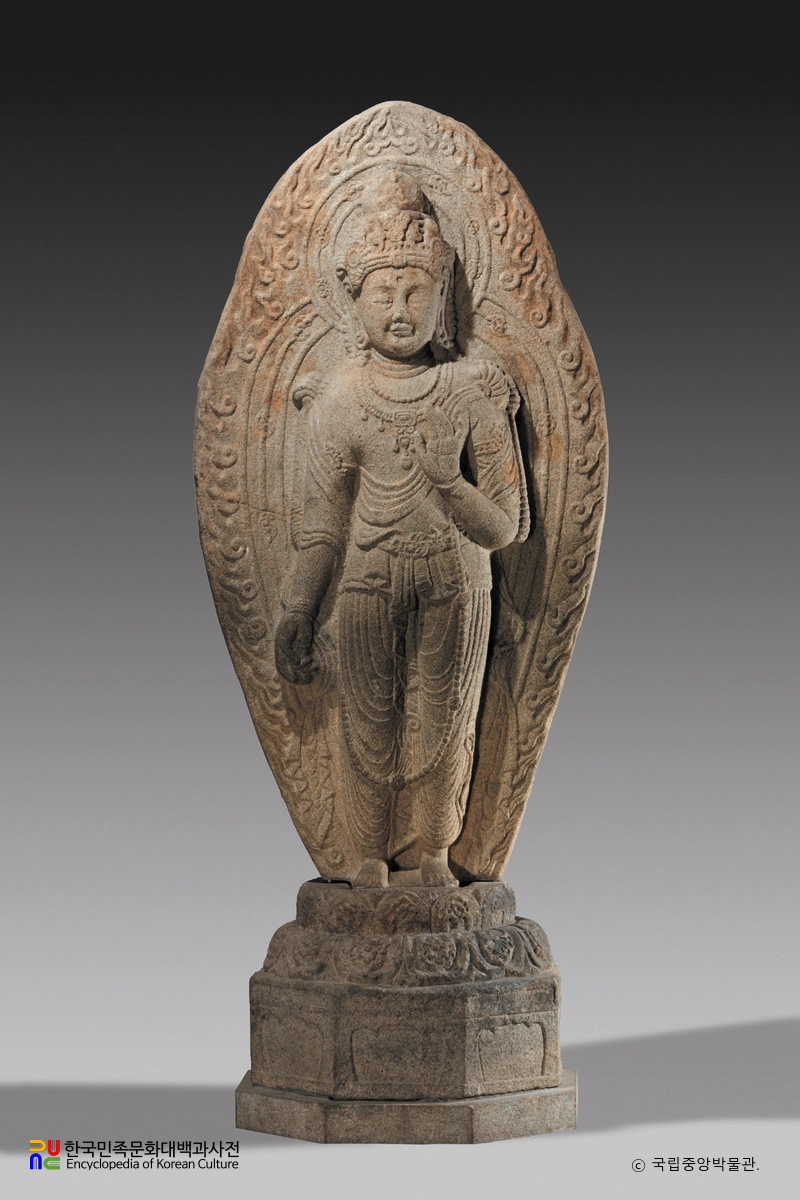 경주 감산사 석조 미륵보살 입상