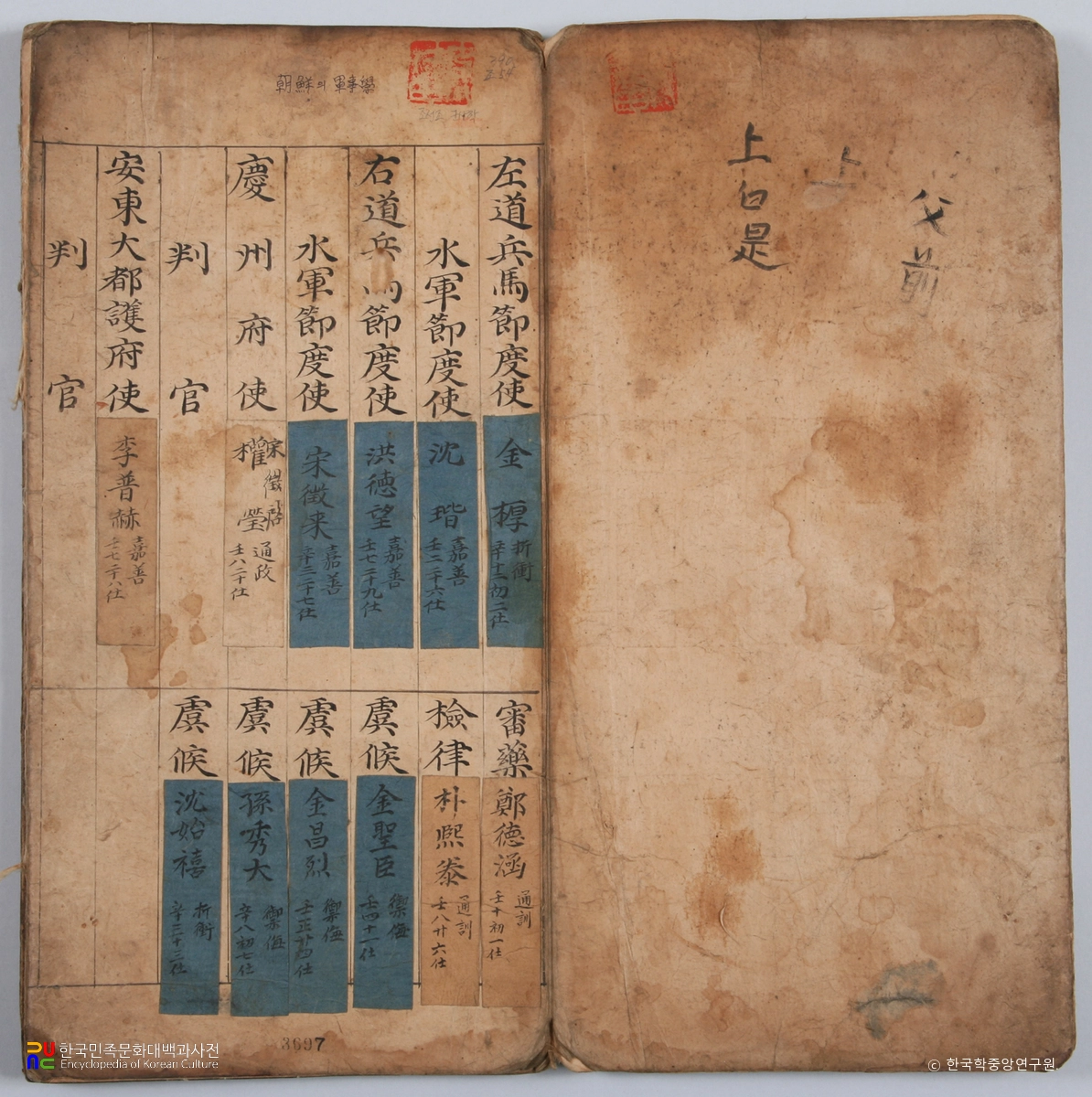 선산 노진환 소장 전적 / 경상도관안