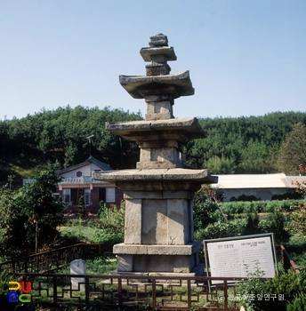 서천 성북리 오층석탑 정면