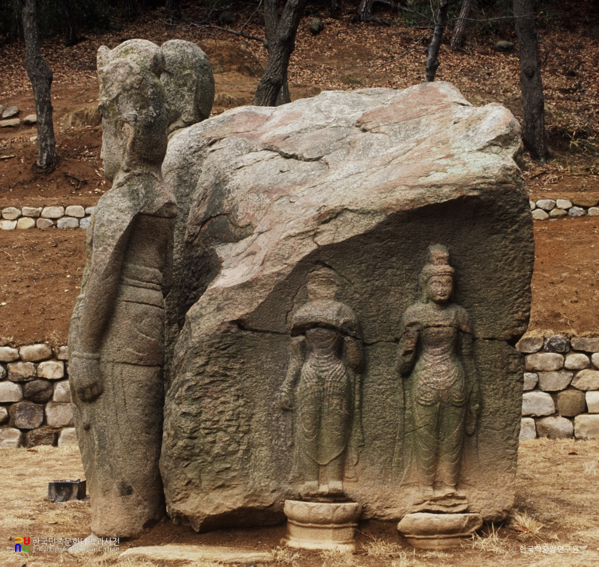 경주 굴불사지 석조사면불상