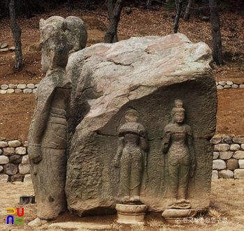 경주 굴불사지 석조사면불상