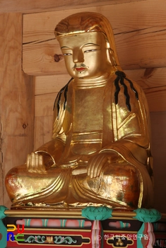 의령 수도사 석조아미타여래삼존상과 복장 유물일괄 / 석조아미타여래삼존상