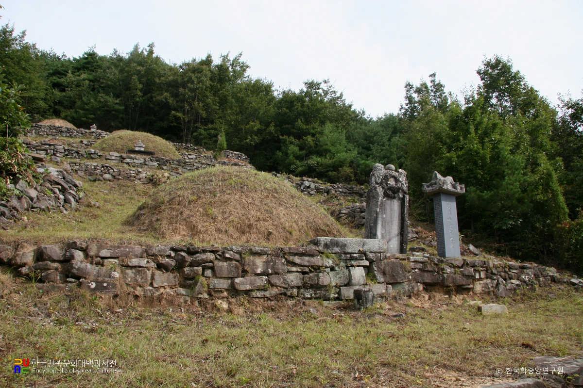합천 삼가하판리 조언형묘갈