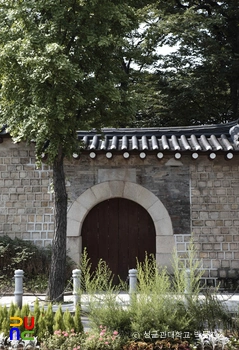 서울 경복궁 중 광무문 정면