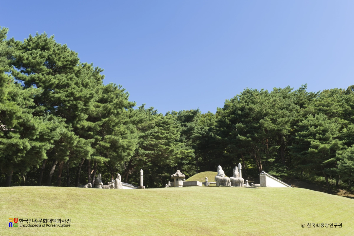 고양 서오릉 중 창릉 전경