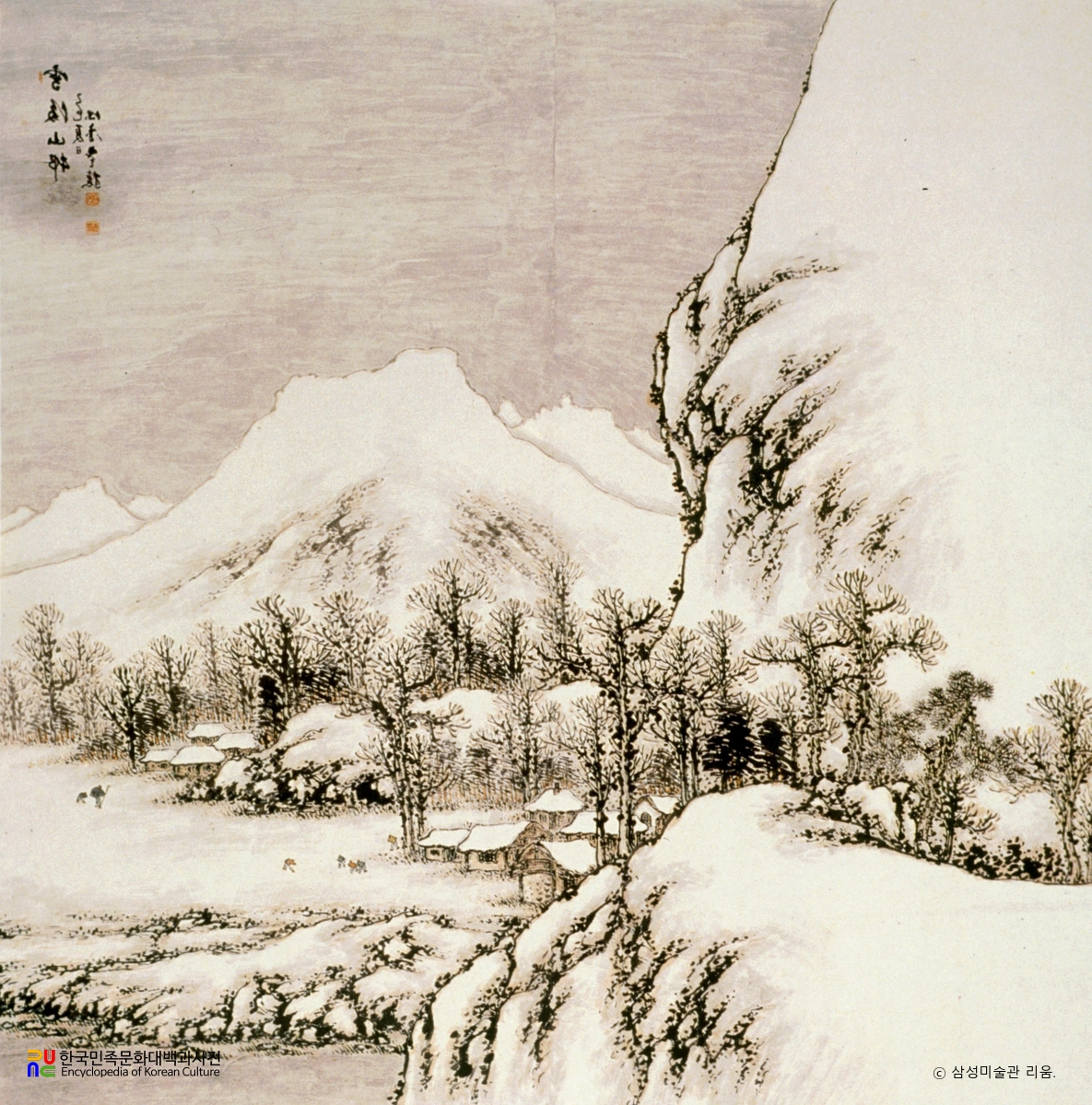 설후산촌 / 박승무