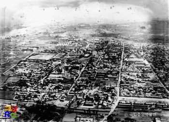 항공사진 대구시 전경