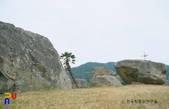 여수 오림동 지석묘군 전경