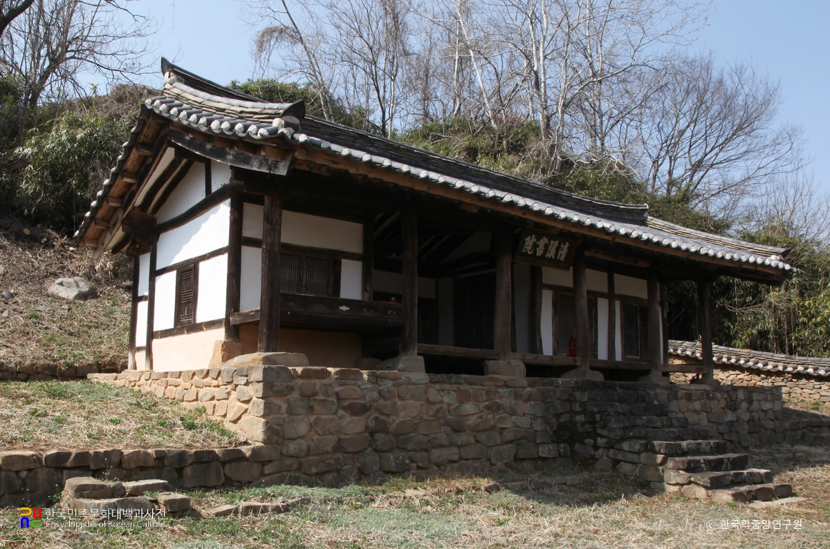 합천 청계서원 중 강당 좌측면