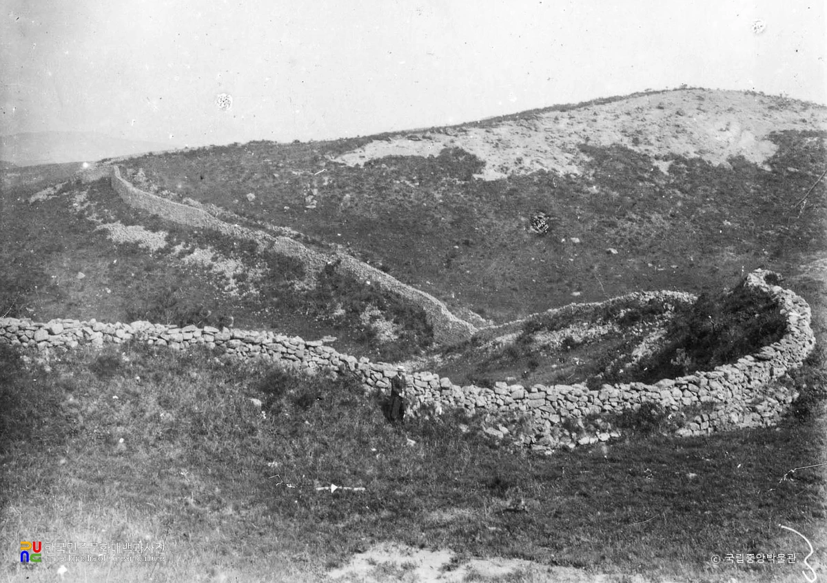경주 신대리성 전경