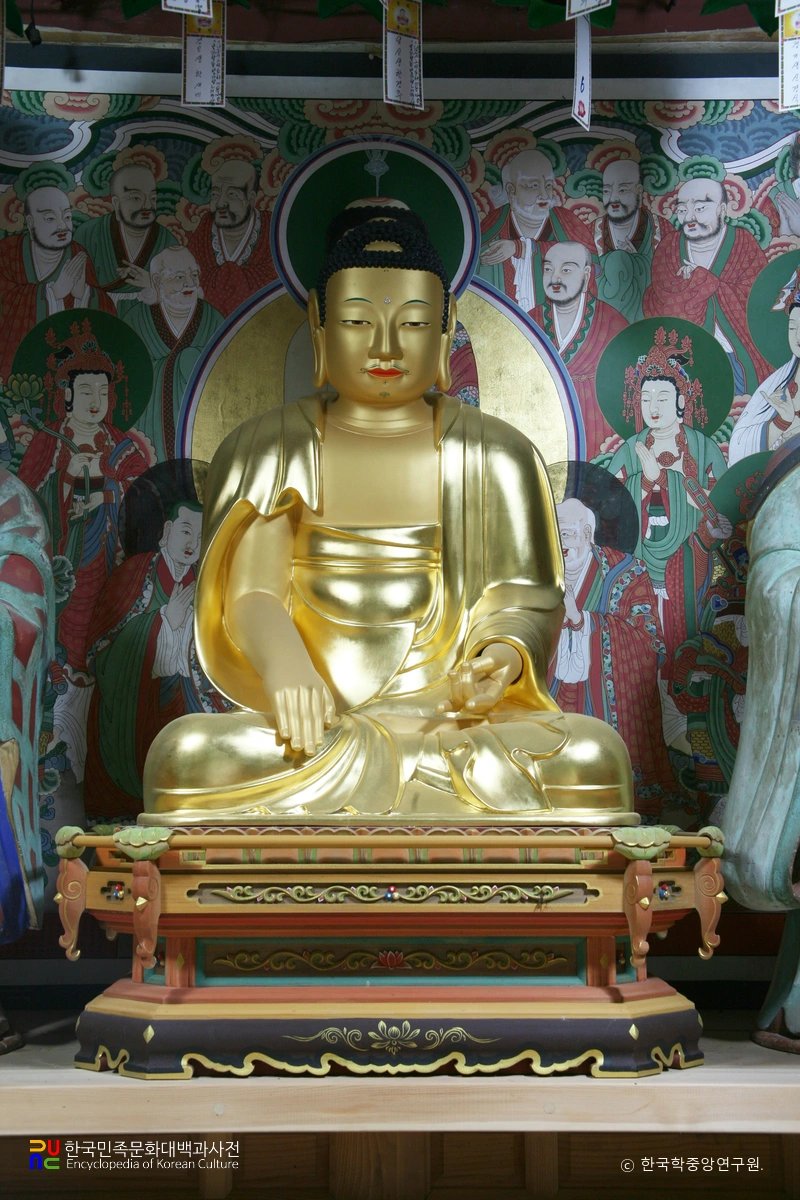 나주 다보사 영산전 목조석가여래삼존상 / 석가여래