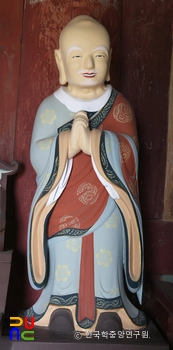 해남 미황사 목조석가여래삼존상 / 가섭존자