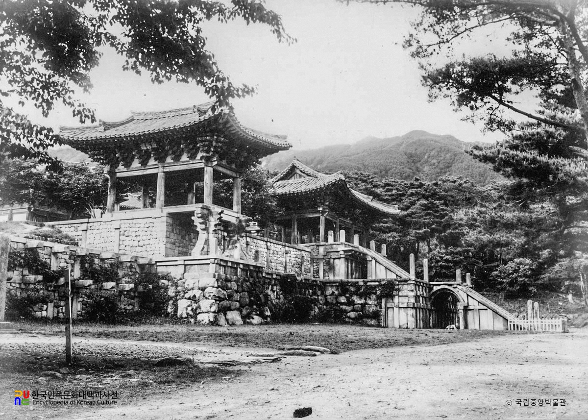 경주 불국사 가구식 석축 전경