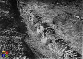 부여 군수리사지 중앙 기단 남측 기와